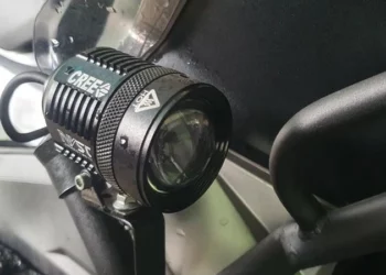 cara membuat lampu tembak motor sendiri